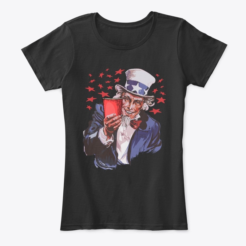 Uncle Sam Solo Cup American College Part