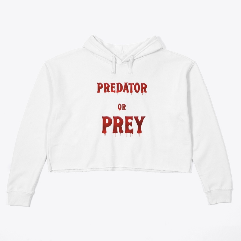 Predator or Prey 7690 - Women's Crop Hoodie