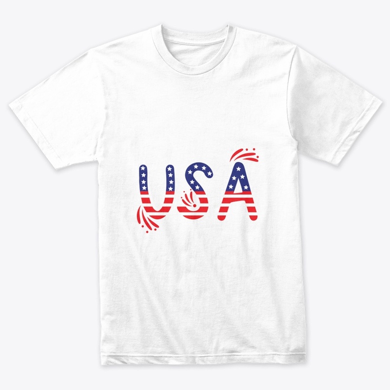 'USA' PRINTED T-SHIRT