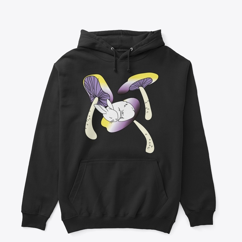 Nonbinary bunny mushroom
