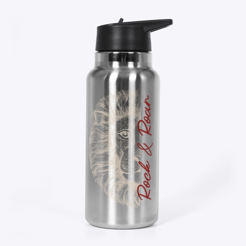 Leo Roar and Rock Water Bottle