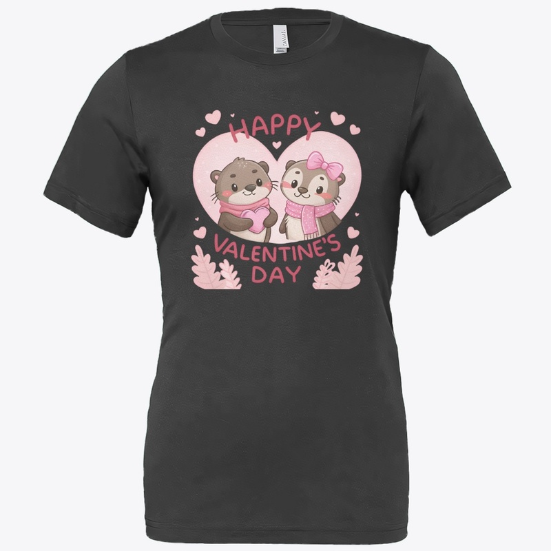 Cute Otter Valentine’s Day 