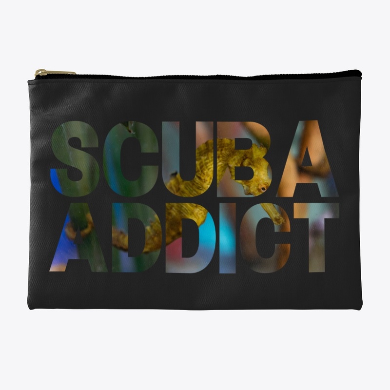 Scuba addict sea horse