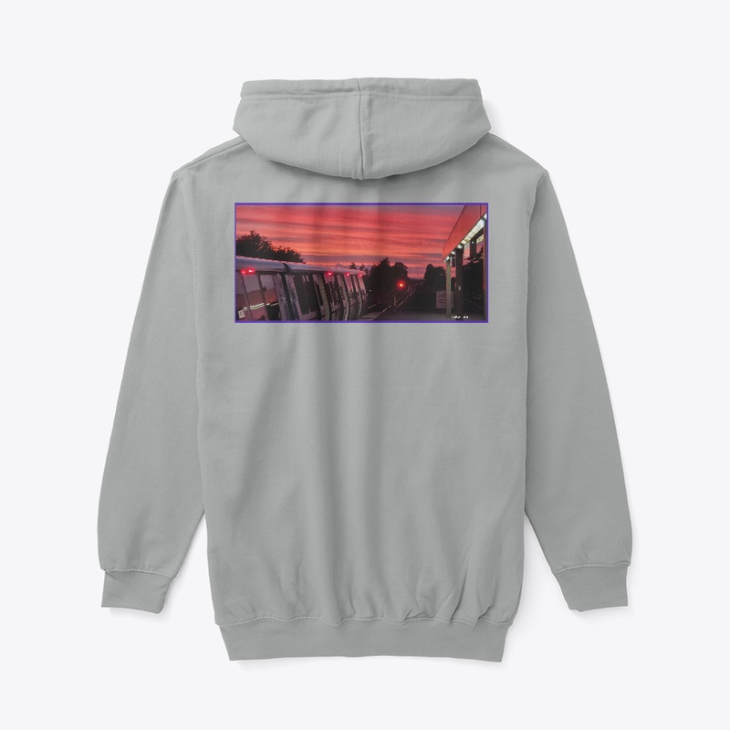 The BART World: Red Sunset At BART