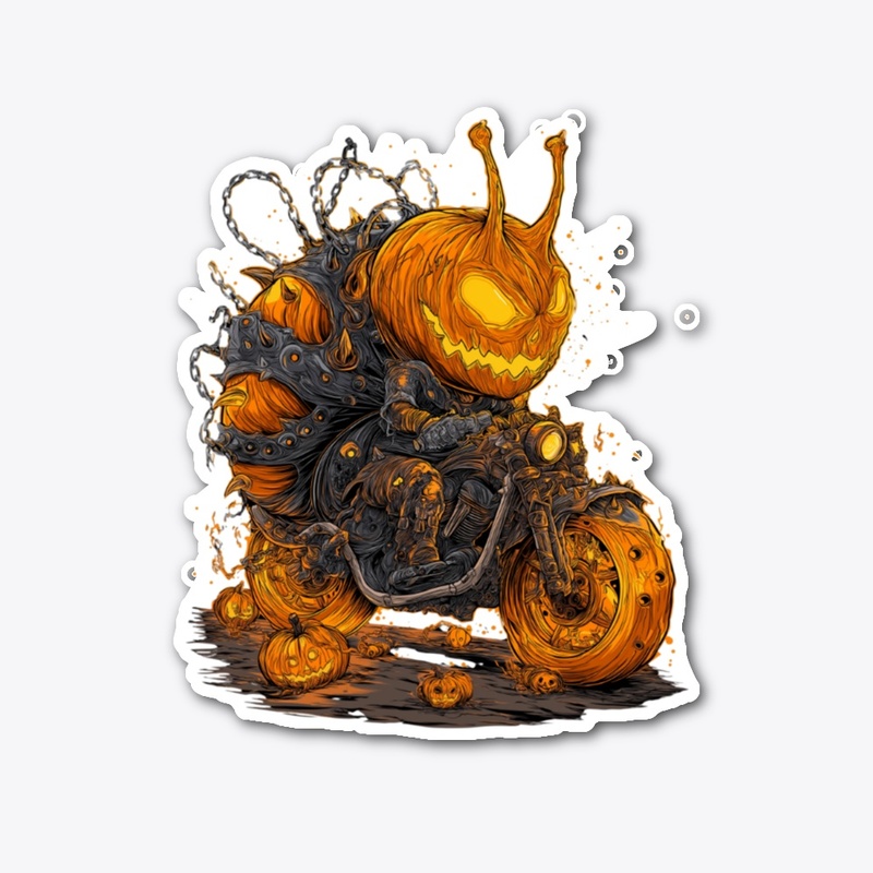 Halloween Snail Biker