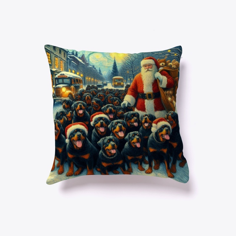 Rottweilers and Santa