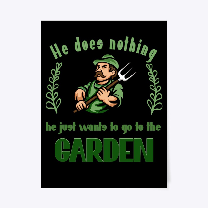 Gardener just wants to go to the garden.