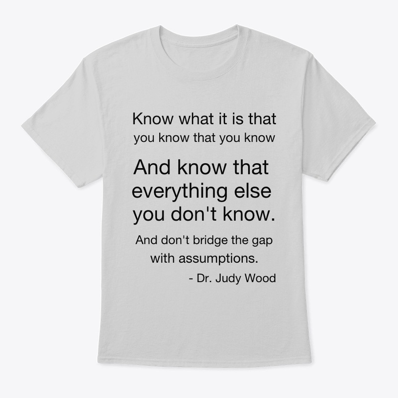 Know what you know 