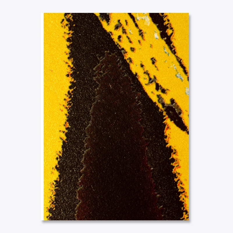 yellow and black design	