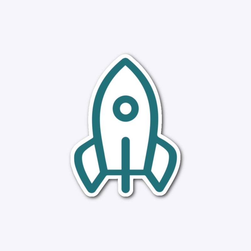 Moonscape Rocket Emoji