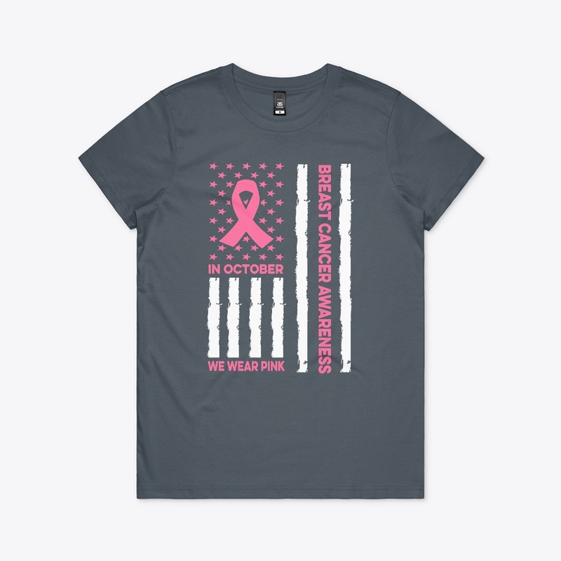 In October We Wear Pink Cancer T shirt