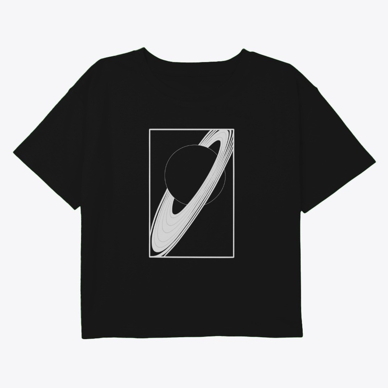 Saturn and Rings T-Shirt Design