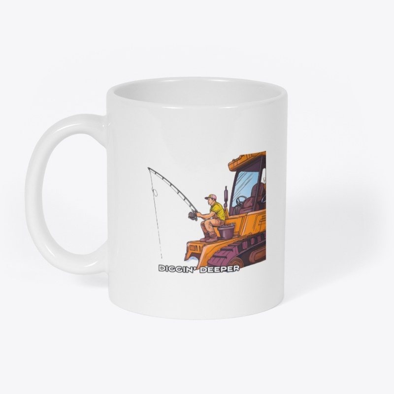 Loader Fishing Coffee Mug