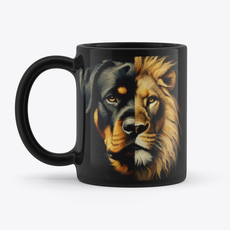 Rottweiler & Lion