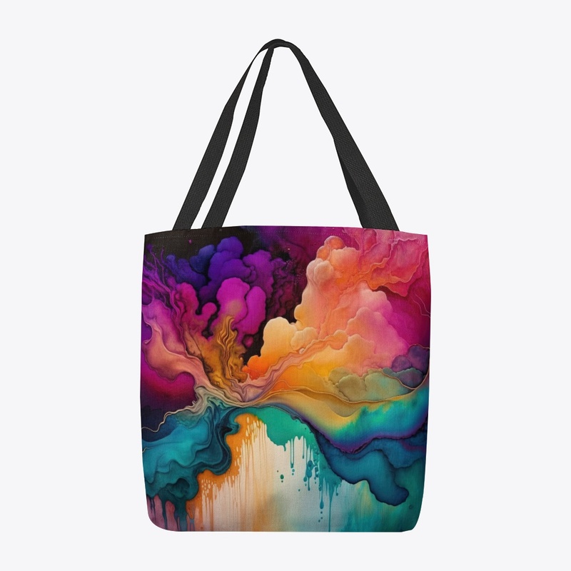 Ink Clouds Multicolored