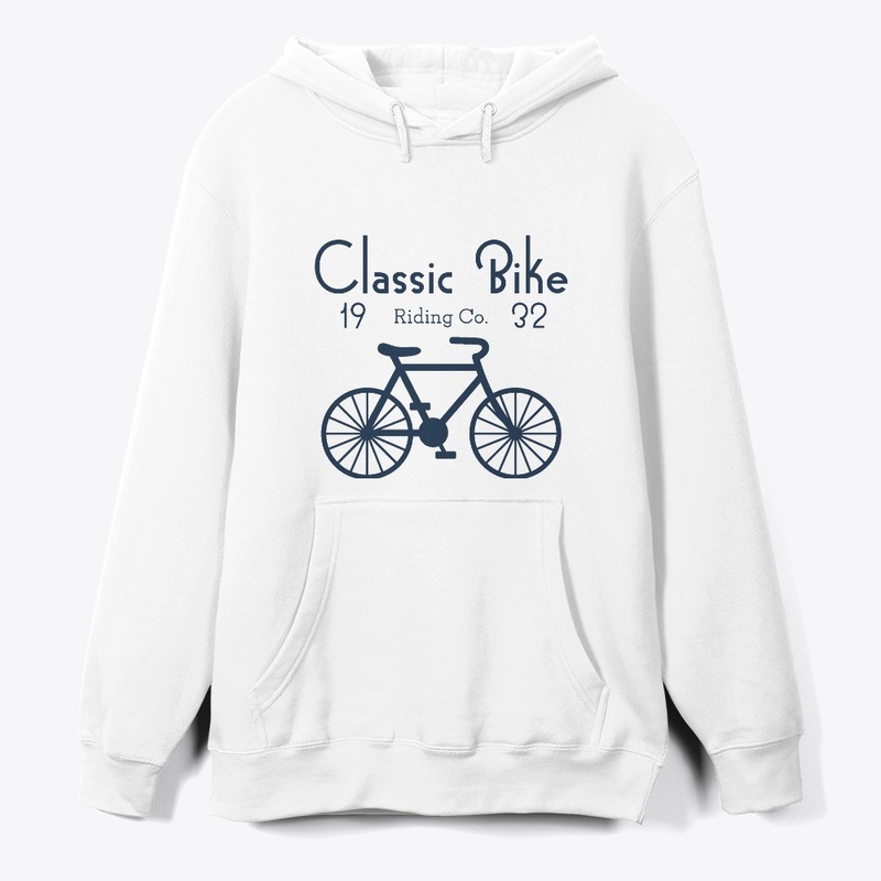White Hoodie with Classic design 