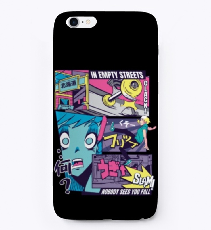 Anime Vaporwave Skater Fall Comic