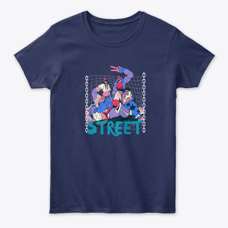 Colorful Streetwear Street T Shirt