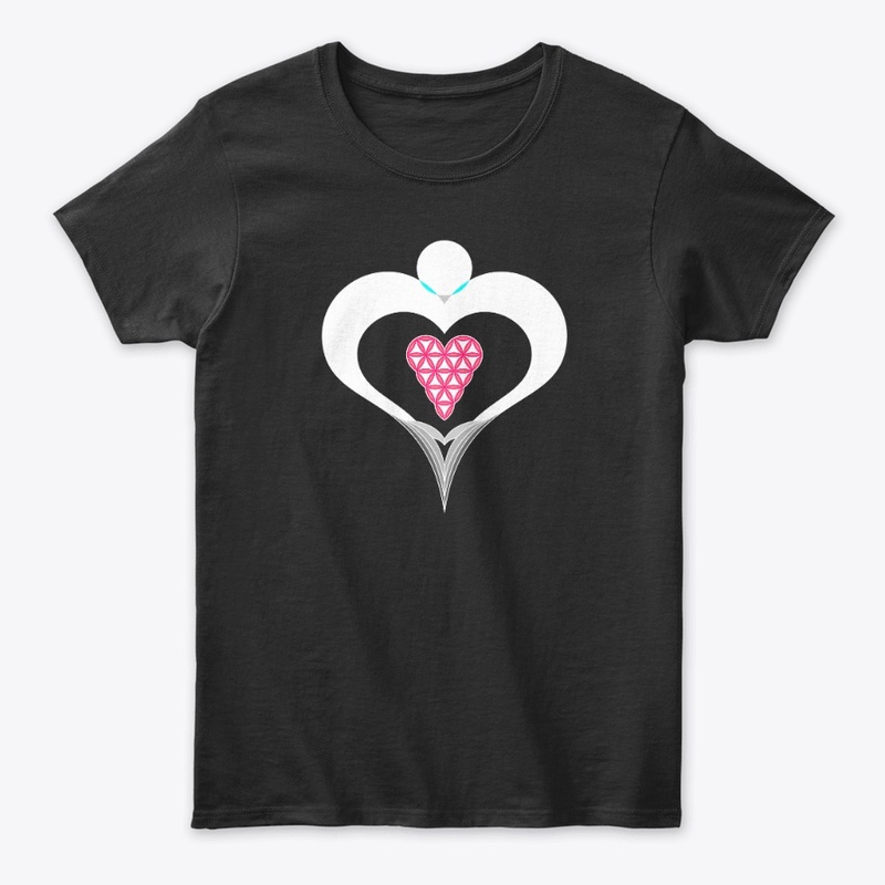Heart angel - Heart of Life, White-Red