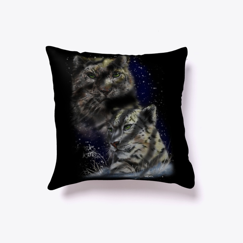 Snow Leopard Indoor Pillow