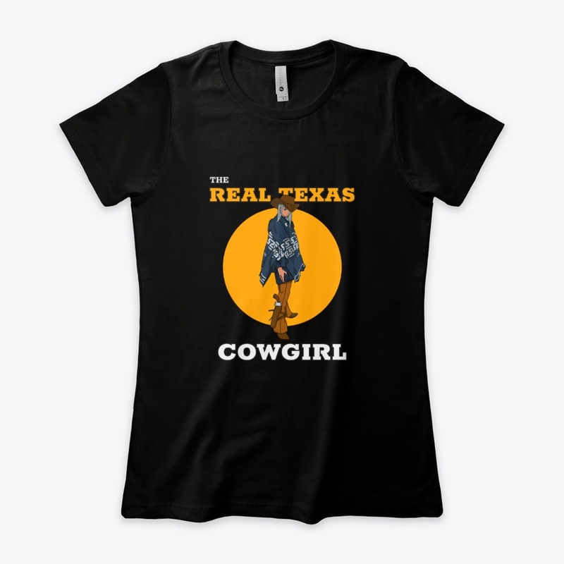 Texas Cow girl t-shirt design | cow girl