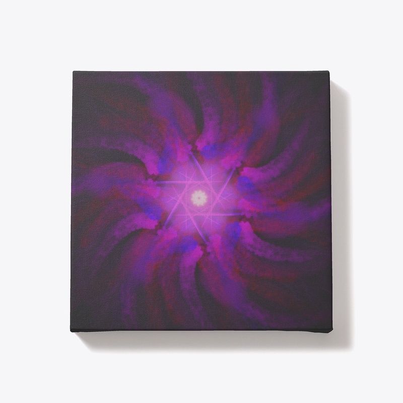 Cosmic Bloom - Abstract Fractal Art