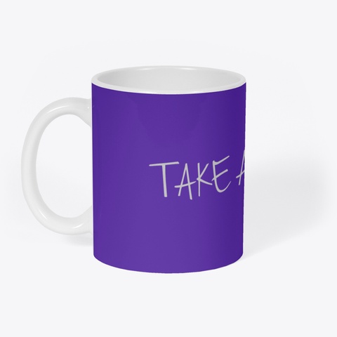 Take A Sip & Relax Rich Purple T-Shirt Front