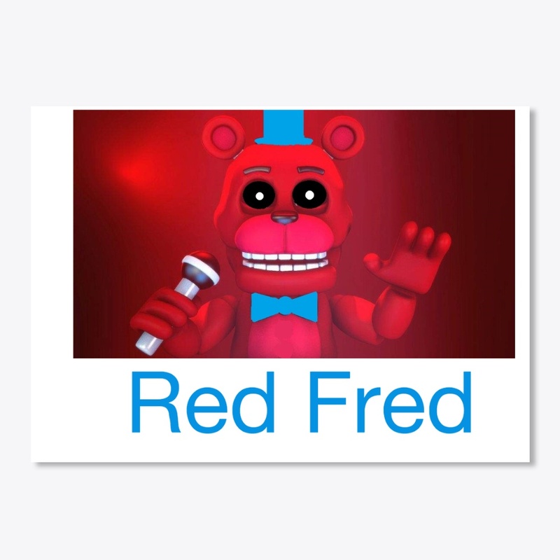 Red Fred Phones And Stickers