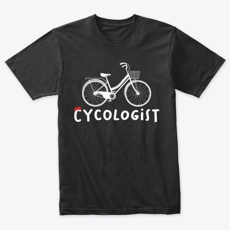 Cycologist Cycling Cycle Fitted T-Shirt