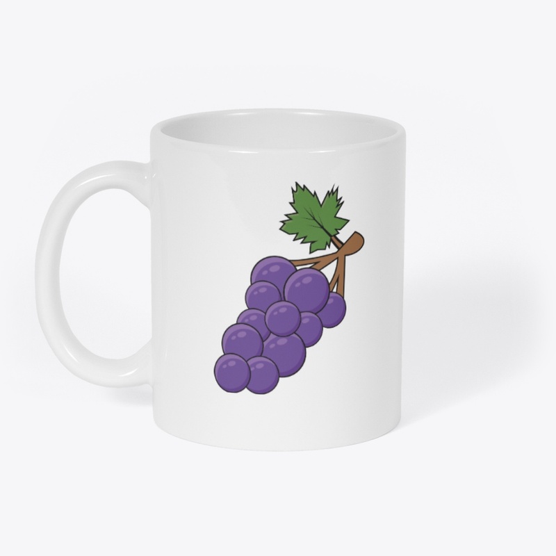 bunch of grapes with leaves