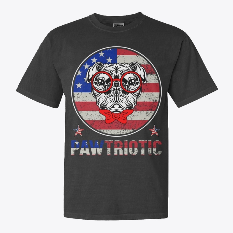 Pawtriotic French Pug