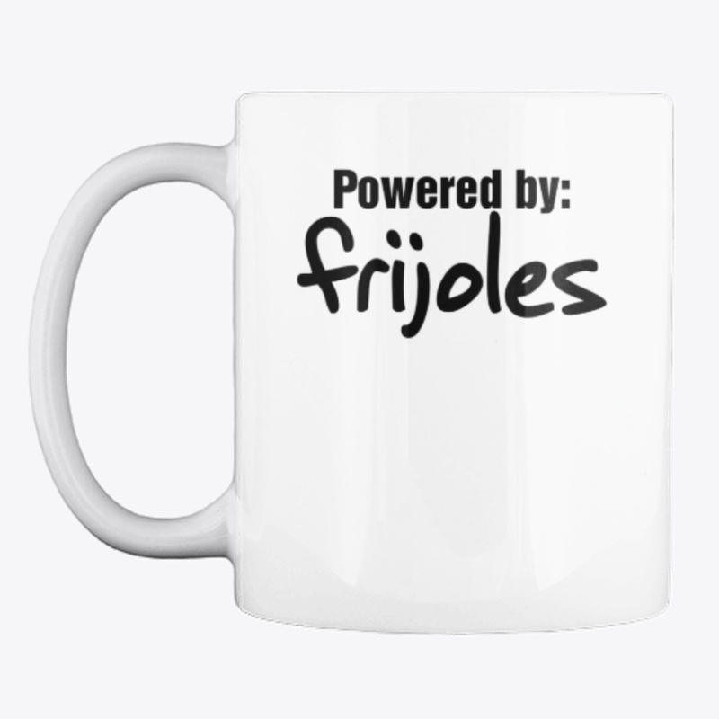 Powered by frijoles Shirt Funny frijoles