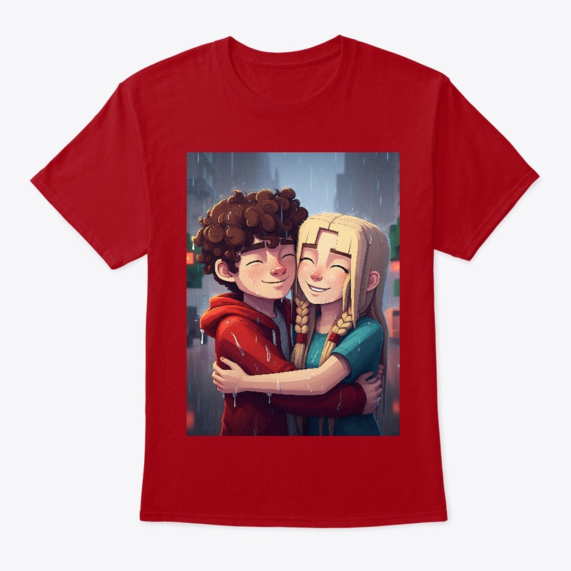 T-shirt (Boy and girl hugging)