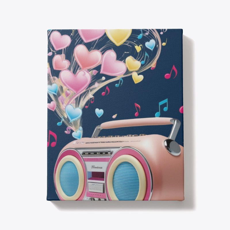 🎧 Love in the Beat – Retro Music Lover 