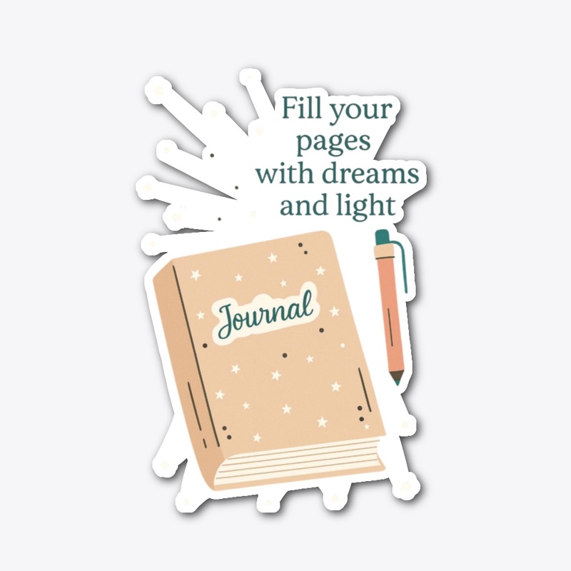 Fill Your Pages with Dreams and light