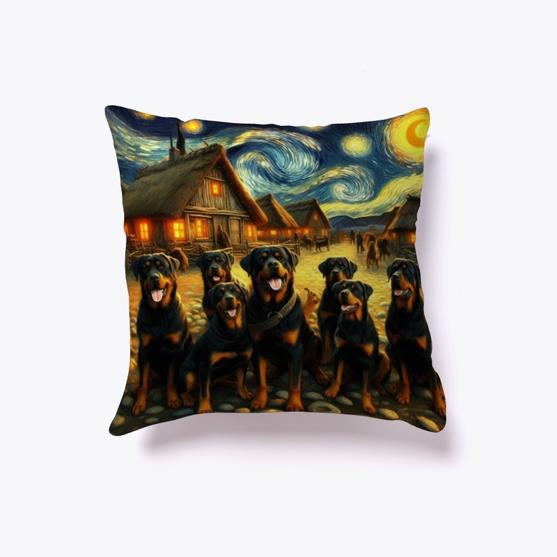 Rottweilers Starry Night