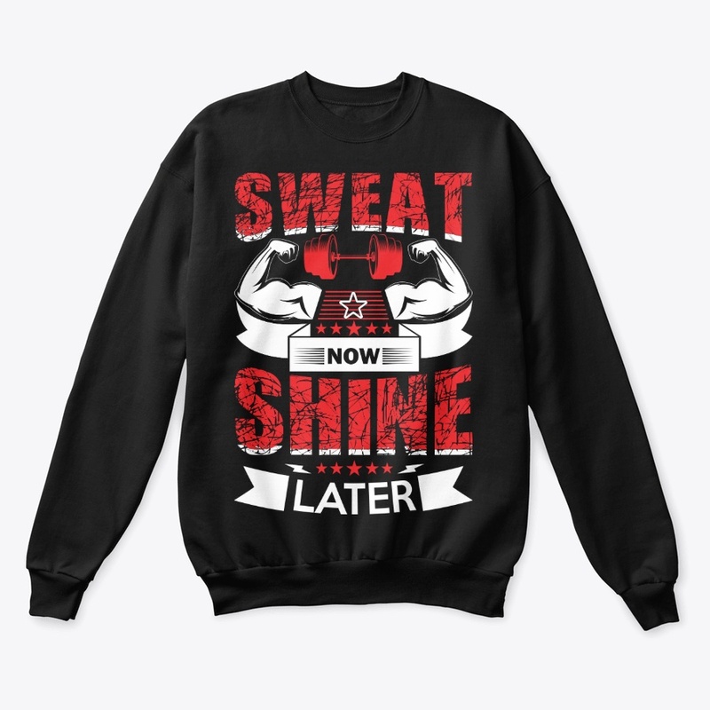 Train Hard – No Excuses Gym Tee