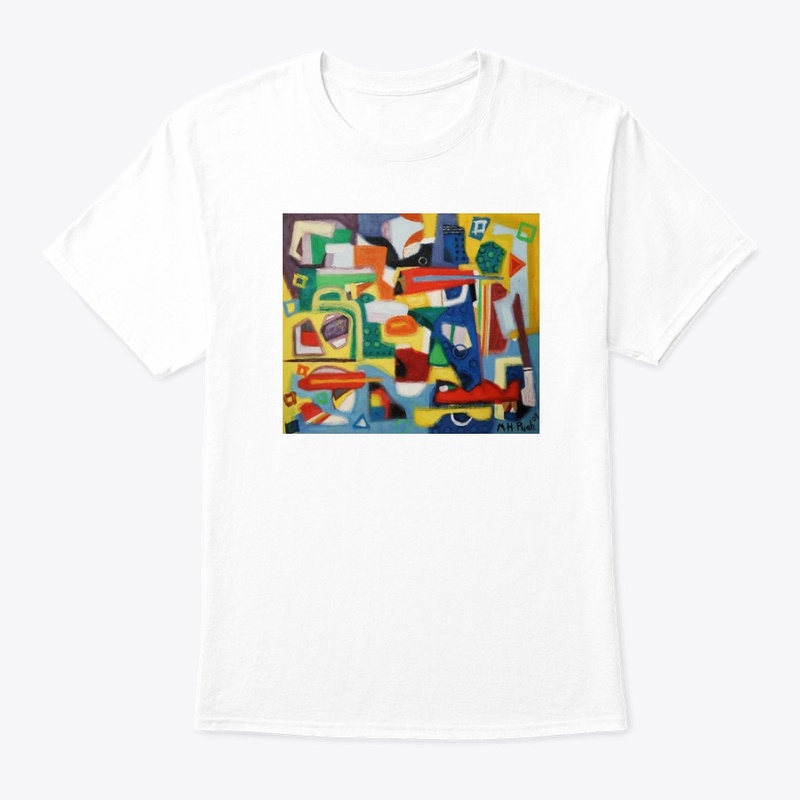 Futuristic shapes city