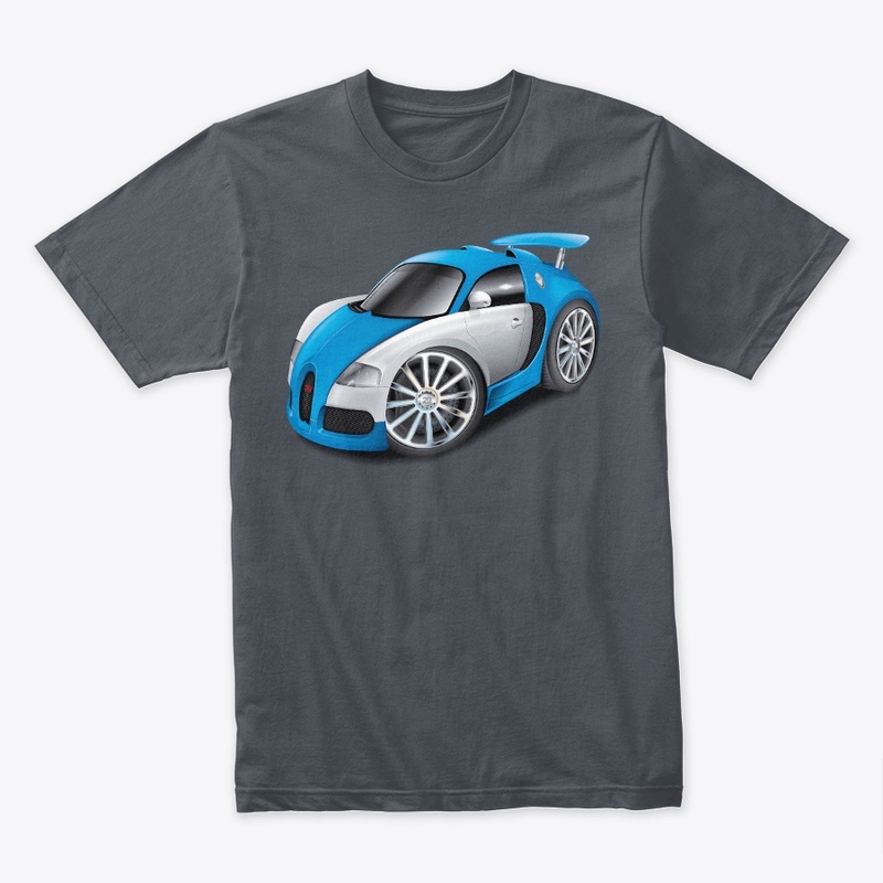 Veyron Style Cartoon Car Shirt