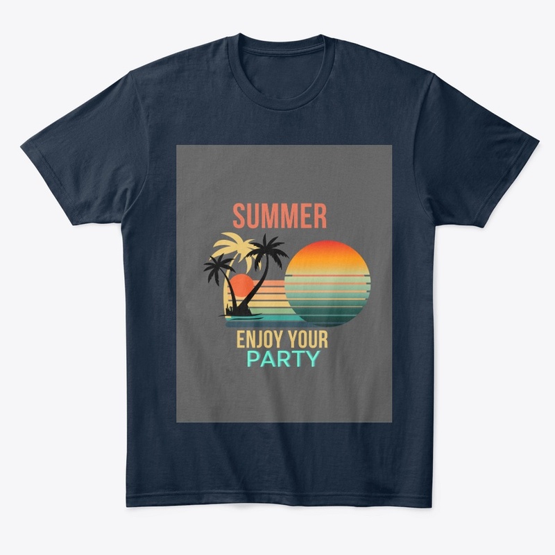 summer  enjoy your party tee shirt
