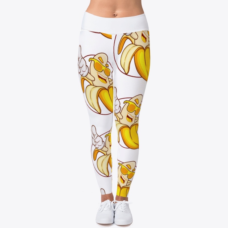 Banana Legging With white waist 