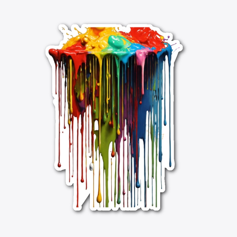 Vibrant Drip Logo T-shirt