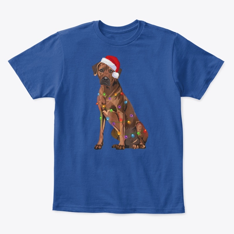 RHODESIAN RIDGEBACK CHRISTMAS T SHIRT