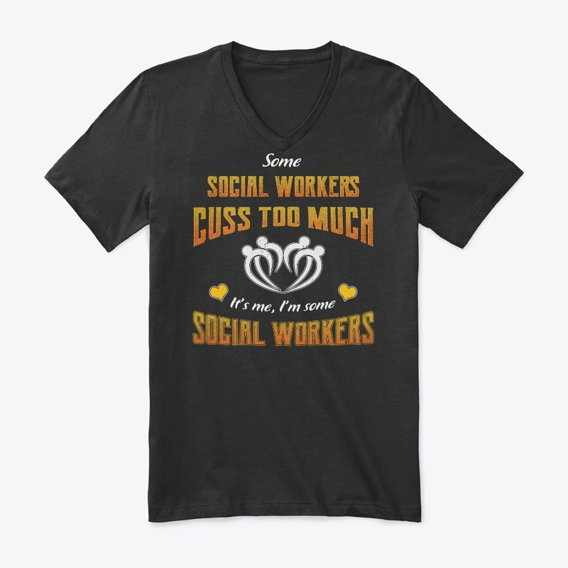 Funny Social Worker Gift - Cuss Too Much