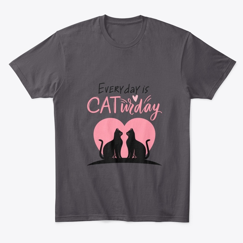 Pink Grey Illsutration Cats Lover Cute 