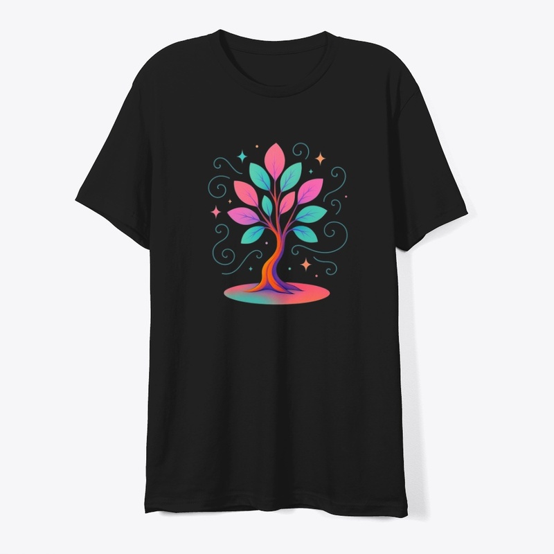 Mystical Colorful Tree of Life–Vibrant