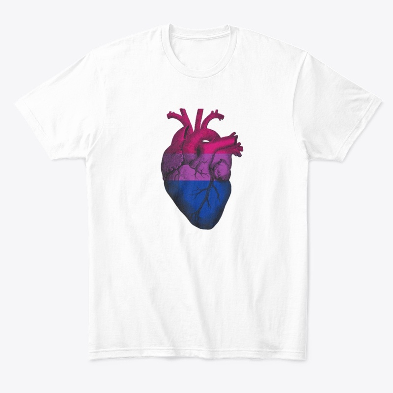 Bisexual Pride Anatomical Heart