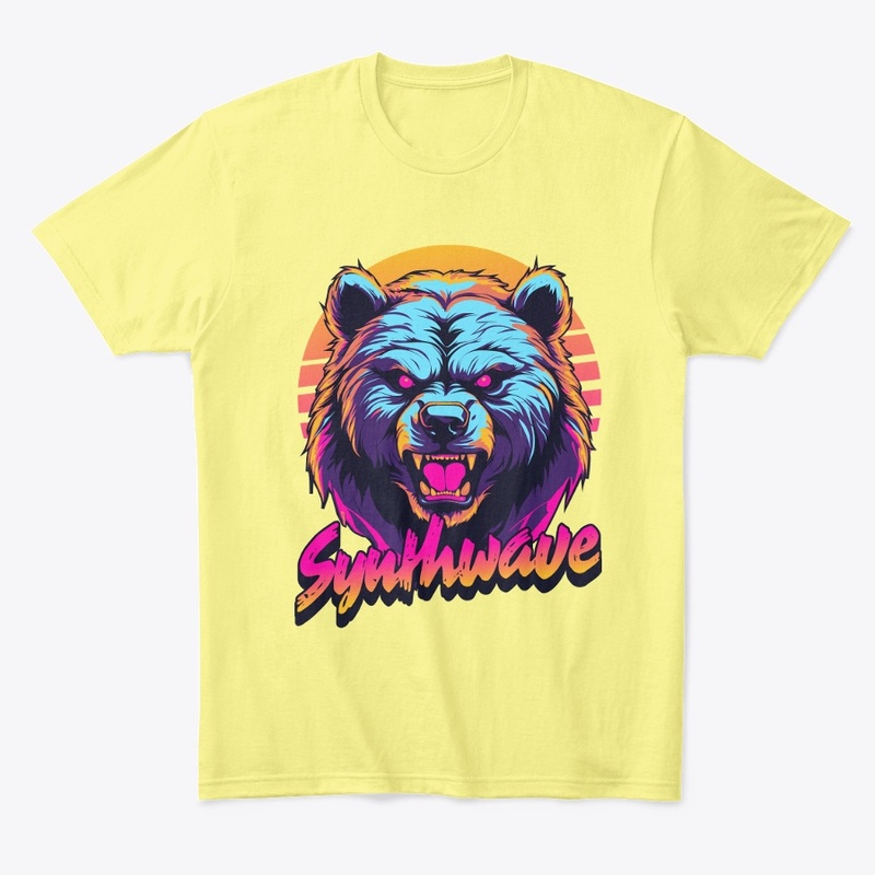 Synthwave Bear