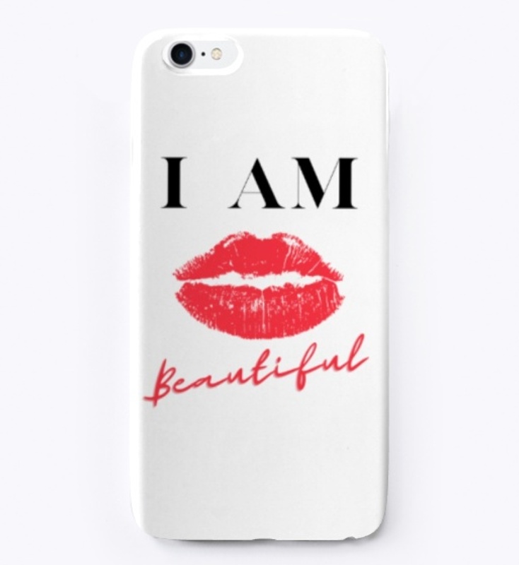I Am Beautiful Lips Design 