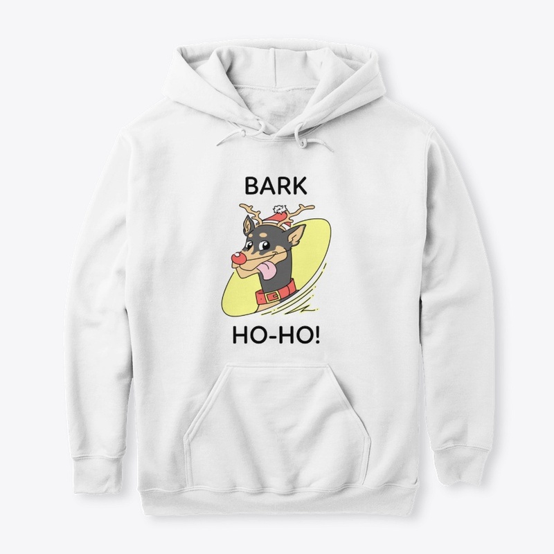 Bark HO-HO dog design